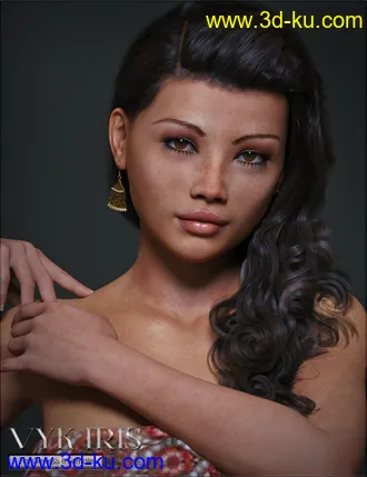 3D打印模型VYK Iris for Genesis 8 Female的图片