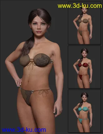 3D打印模型VYK Iris for Genesis 8 Female的图片