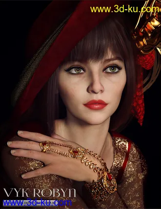 3D打印模型VYK Robyn Character and Outfit for Victoria 8.1的图片