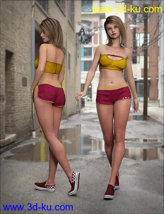 3D打印模型VYK Robyn Character and Outfit for Victoria 8.1的图片