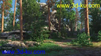 3D打印模型Walking in the Woods的图片