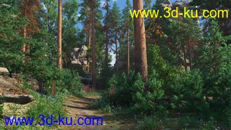 3D打印模型Walking in the Woods的图片