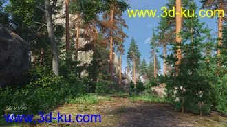 3D打印模型Walking in the Woods的图片