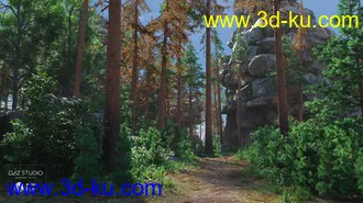 3D打印模型Walking in the Woods的图片