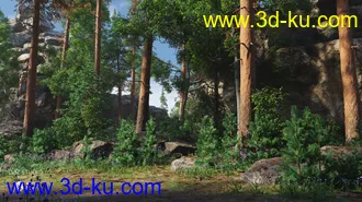 3D打印模型Walking in the Woods的图片