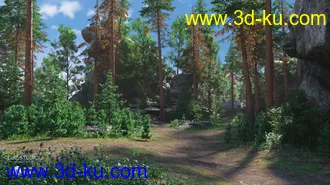 3D打印模型Walking in the Woods的图片