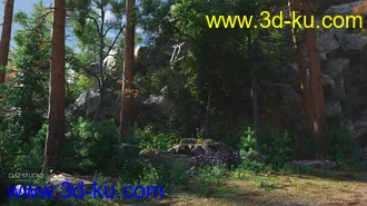 3D打印模型Walking in the Woods的图片