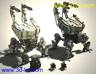 3D打印模型Walking UGV的图片