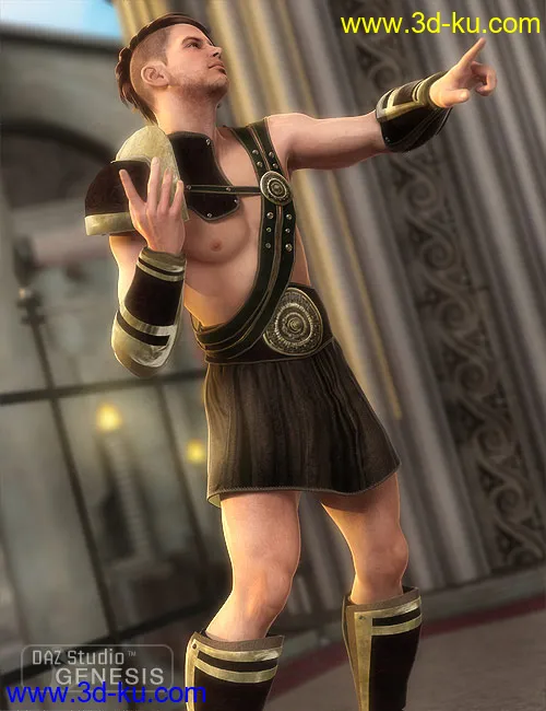 Warrior Outfit Textures模型的图片1