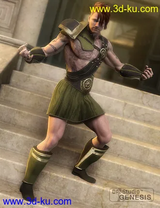 3D打印模型Warrior Outfit Textures的图片