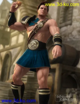 3D打印模型Warrior Outfit Textures的图片