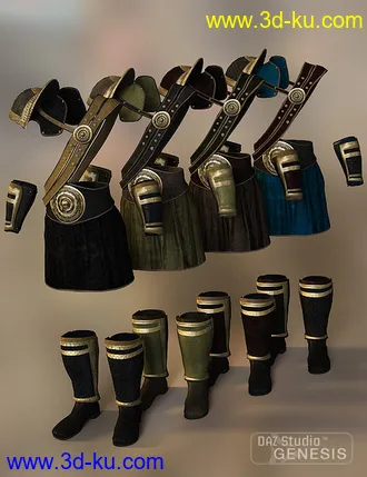 3D打印模型Warrior Outfit Textures的图片