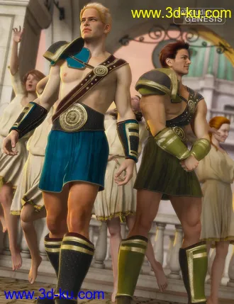 3D打印模型Warrior Outfit Textures的图片