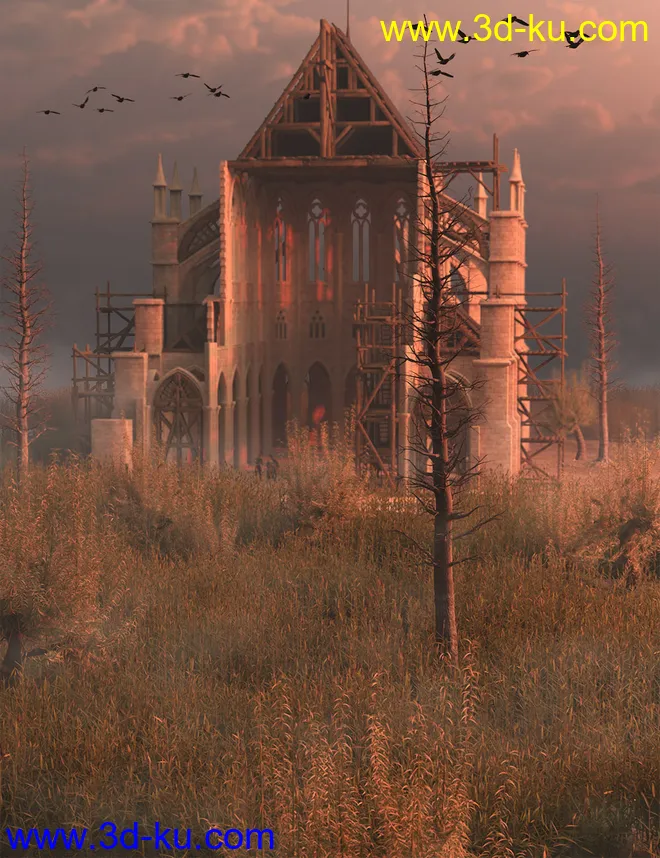 Wetlands Low Res Plants for Vol 1 - Reedbeds模型的图片2