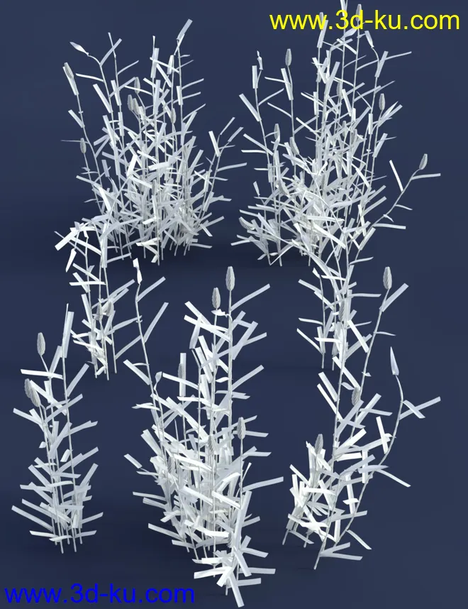 Wetlands Low Res Plants for Vol 1 - Reedbeds模型的图片6