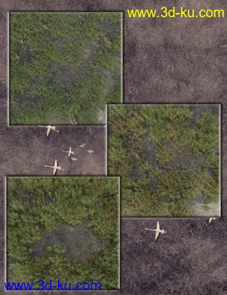 3D打印模型Wetlands Low Res Plants for Vol 1 - Reedbeds的图片