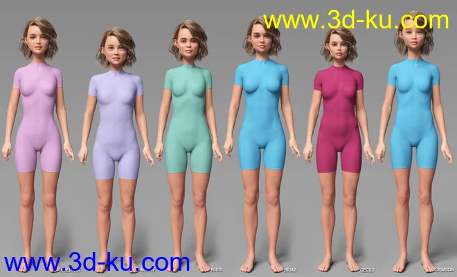 Whimsical Teens for Genesis 8 Female模型的图片8