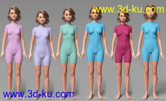 3D打印模型Whimsical Teens for Genesis 8 Female的图片