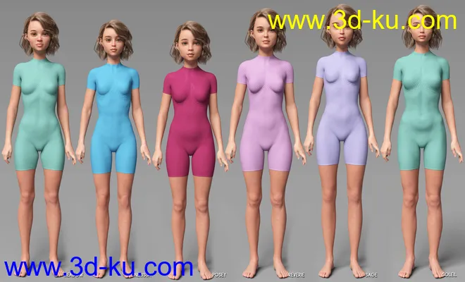 Whimsical Teens for Genesis 8 Female模型的图片10