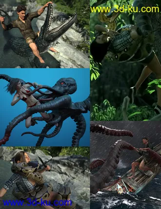 3D打印模型Wild Journey Poses Part 2的图片