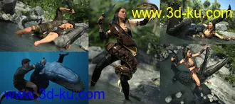 3D打印模型Wild Journey Poses Part 2的图片