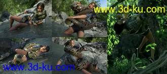 3D打印模型Wild Journey Poses Part 2的图片