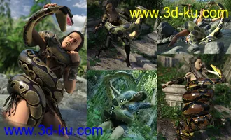 3D打印模型Wild Journey Poses Part 2的图片