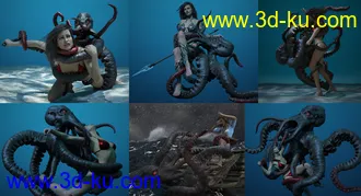 3D打印模型Wild Journey Poses Part 2的图片