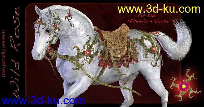 Wild Rose for the Millennium Horse模型的图片1