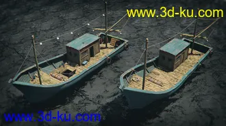 3D打印模型Wood Fishing Boat的图片