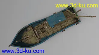 3D打印模型Wood Fishing Boat的图片