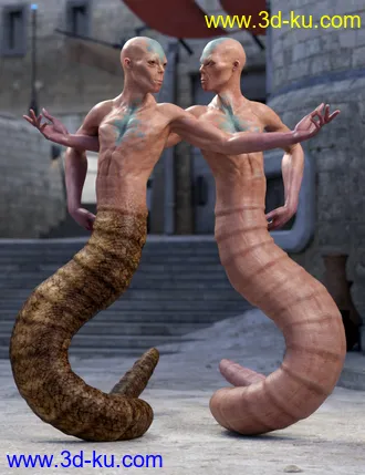 3D打印模型Wyrm Man for Genesis 8 Male的图片