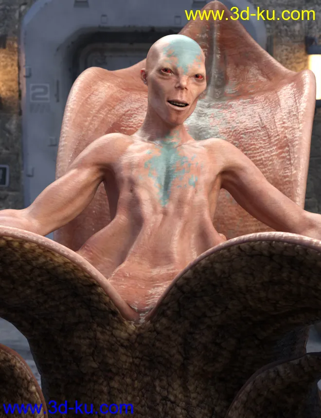 Wyrm Man for Genesis 8 Male模型的图片6