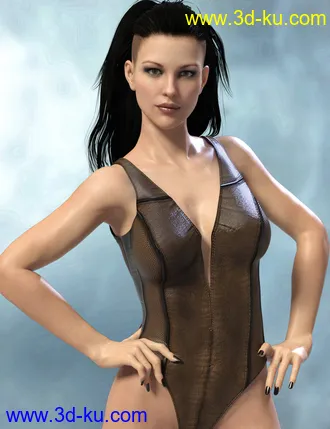 3D打印模型X-Fashion Action Bodysuit for Genesis 8 Female(s)的图片