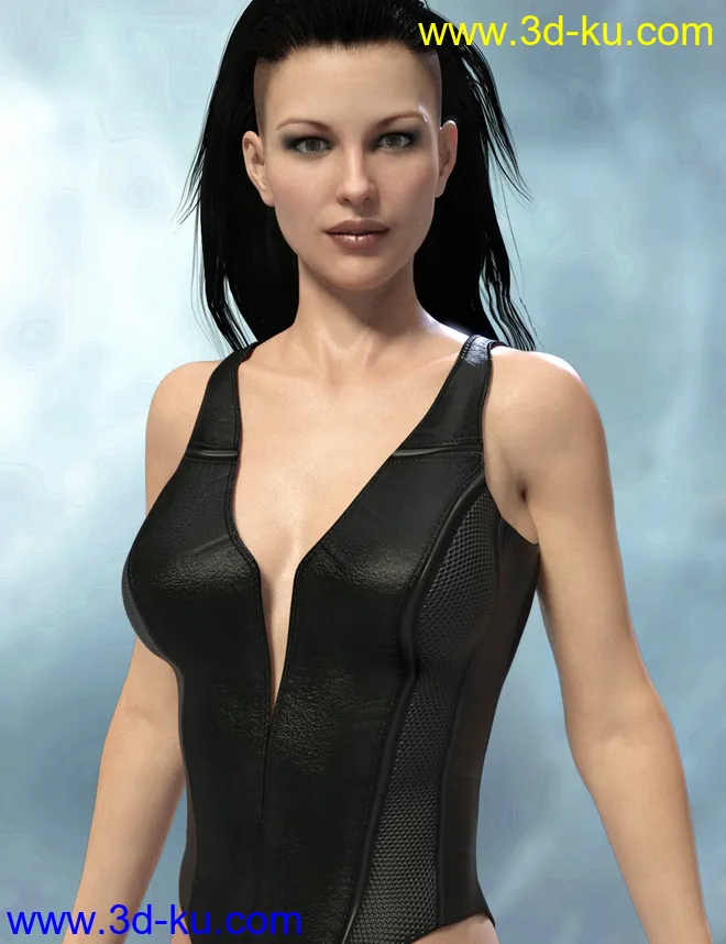 X-Fashion Action Bodysuit for Genesis 8 Female(s)模型的图片4