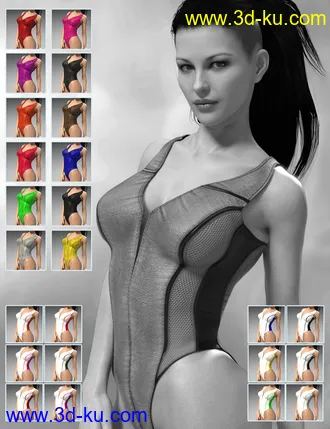 3D打印模型X-Fashion Action Bodysuit for Genesis 8 Female(s)的图片