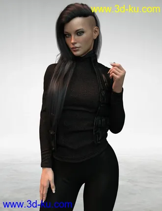 3D打印模型X-Fashion Autumn Winter Outfit for Genesis 8 Females的图片