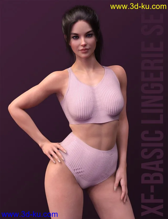X-Fashion Basic Lingerie Set模型的图片1