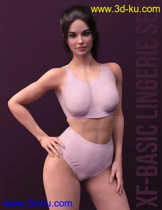 3D打印模型X-Fashion Basic Lingerie Set的图片