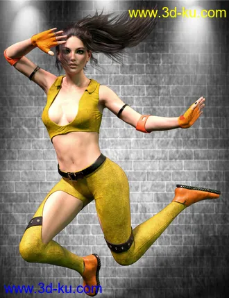 3D打印模型X-Fashion Combat Outfit for Genesis 8 Female(s)的图片