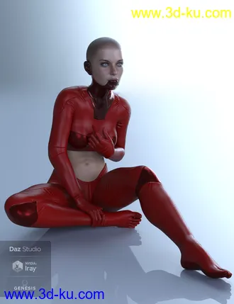 3D打印模型X-Fashion Cyber Model Outfit for Genesis 8 Female(s)的图片