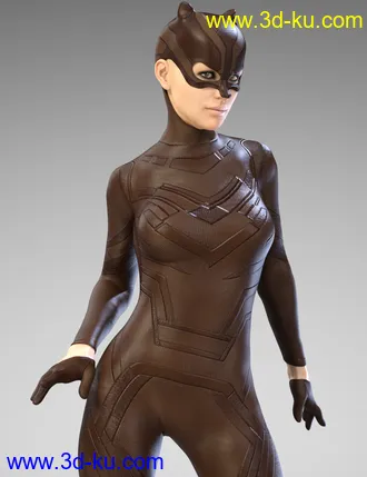 3D打印模型X-Fashion Dark Cat Outfit for Genesis 8 Female(s)的图片