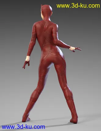 3D打印模型X-Fashion Dark Cat Outfit for Genesis 8 Female(s)的图片
