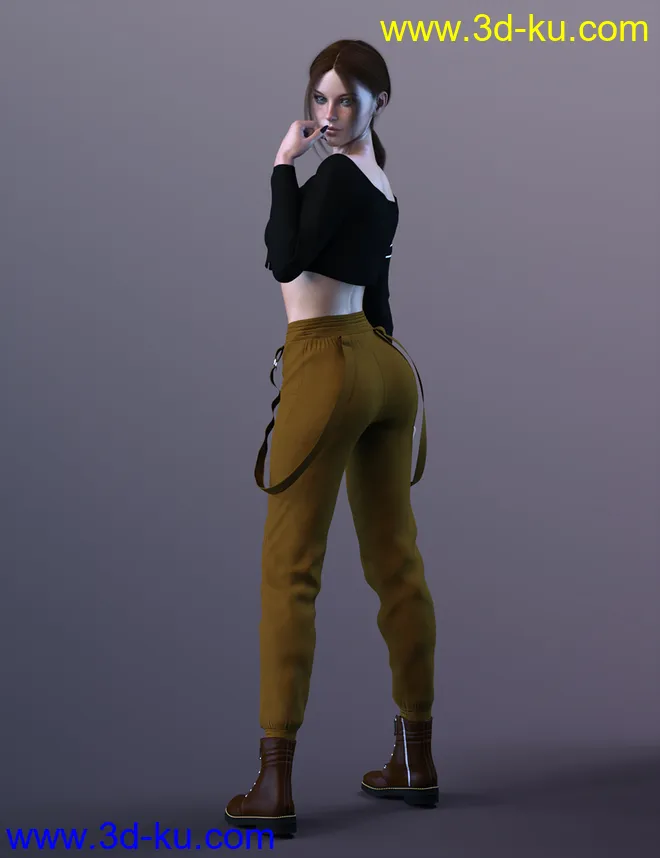 X-Fashion Girl Collection 02 for Genesis 8 Females模型的图片2