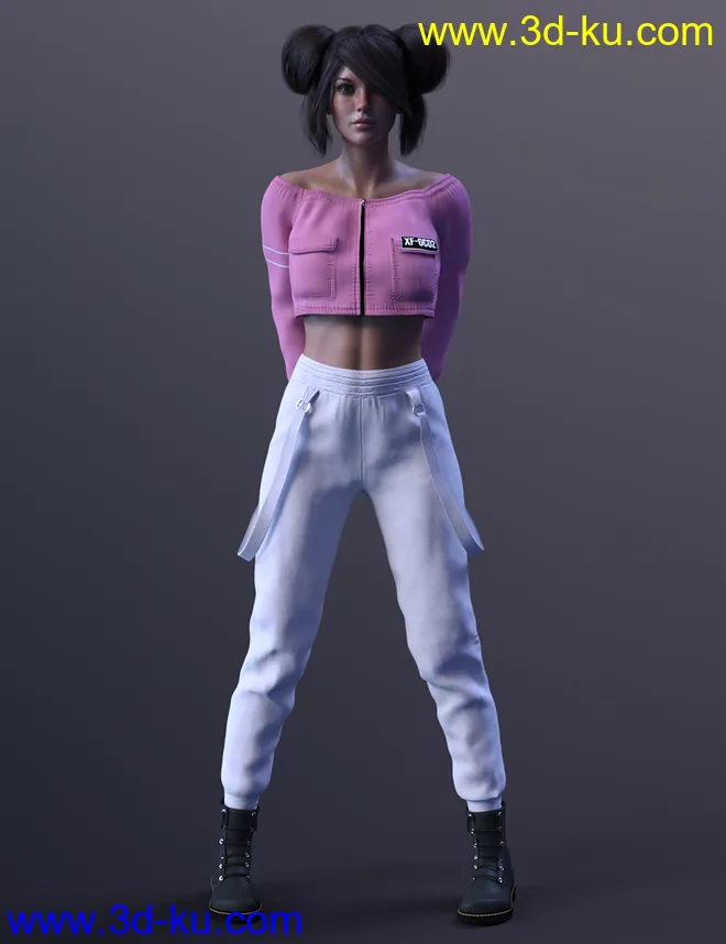 X-Fashion Girl Collection 02 for Genesis 8 Females模型的图片3