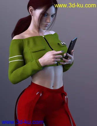 3D打印模型X-Fashion Girl Collection 02 for Genesis 8 Females的图片