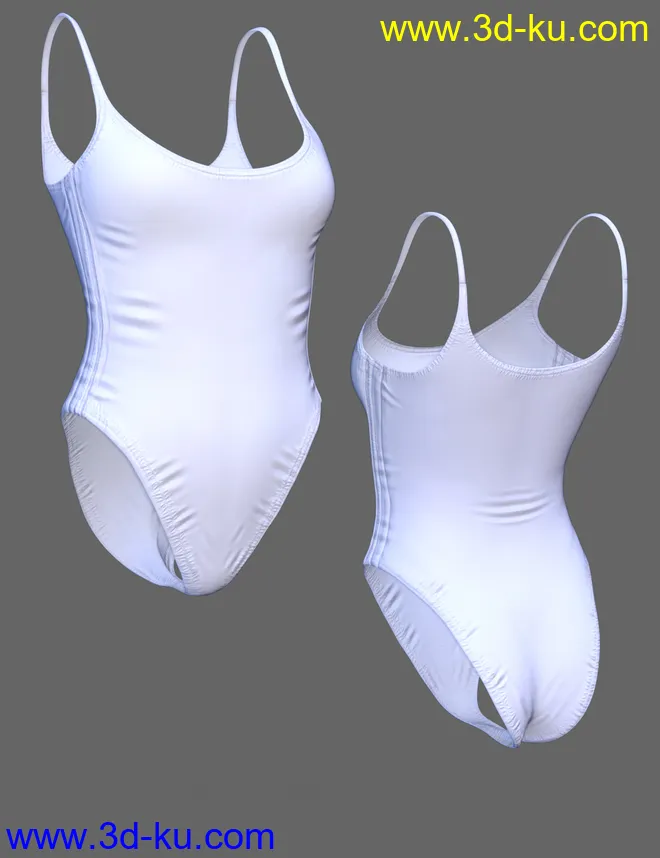 X-Fashion Inspire Bathsuit for Genesis 8 Female(s)模型的图片5