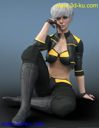 3D打印模型X-Fashion Intrigue Outfit for Genesis 8 Female(s)的图片