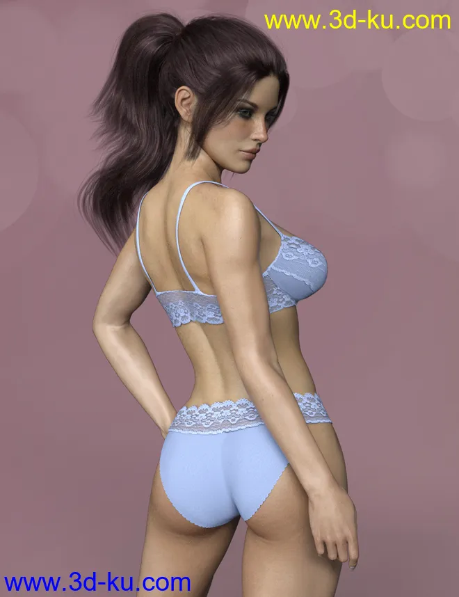 X-Fashion Luxury Lingerie for Genesis 8 Females模型的图片4