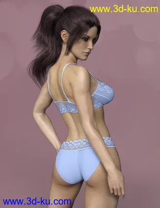 3D打印模型X-Fashion Luxury Lingerie for Genesis 8 Females的图片
